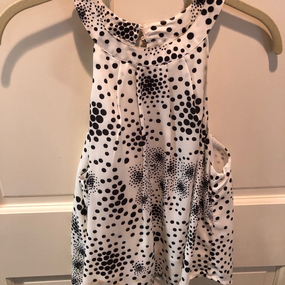 JOA polka dot tank top